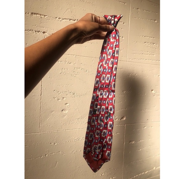 Printed Clip On Tie - Picture 2 of 2